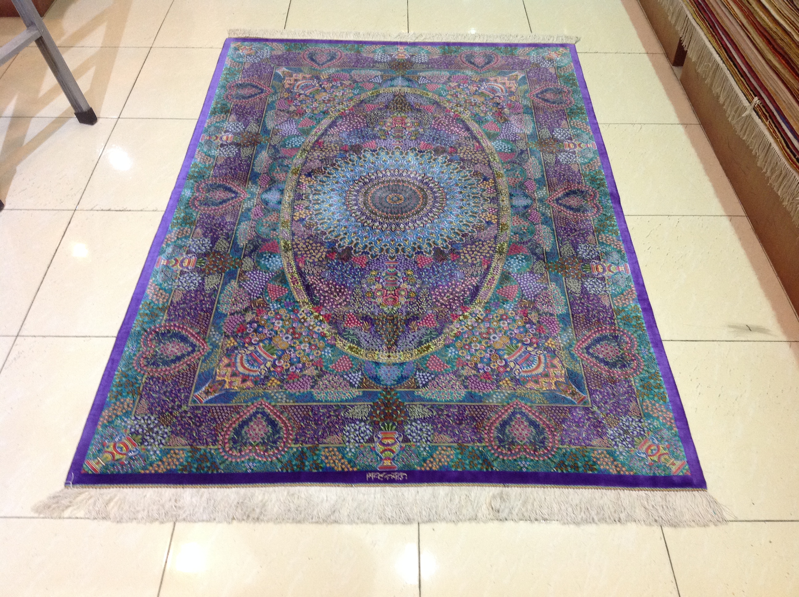 价值比黄金的手工波斯地毯