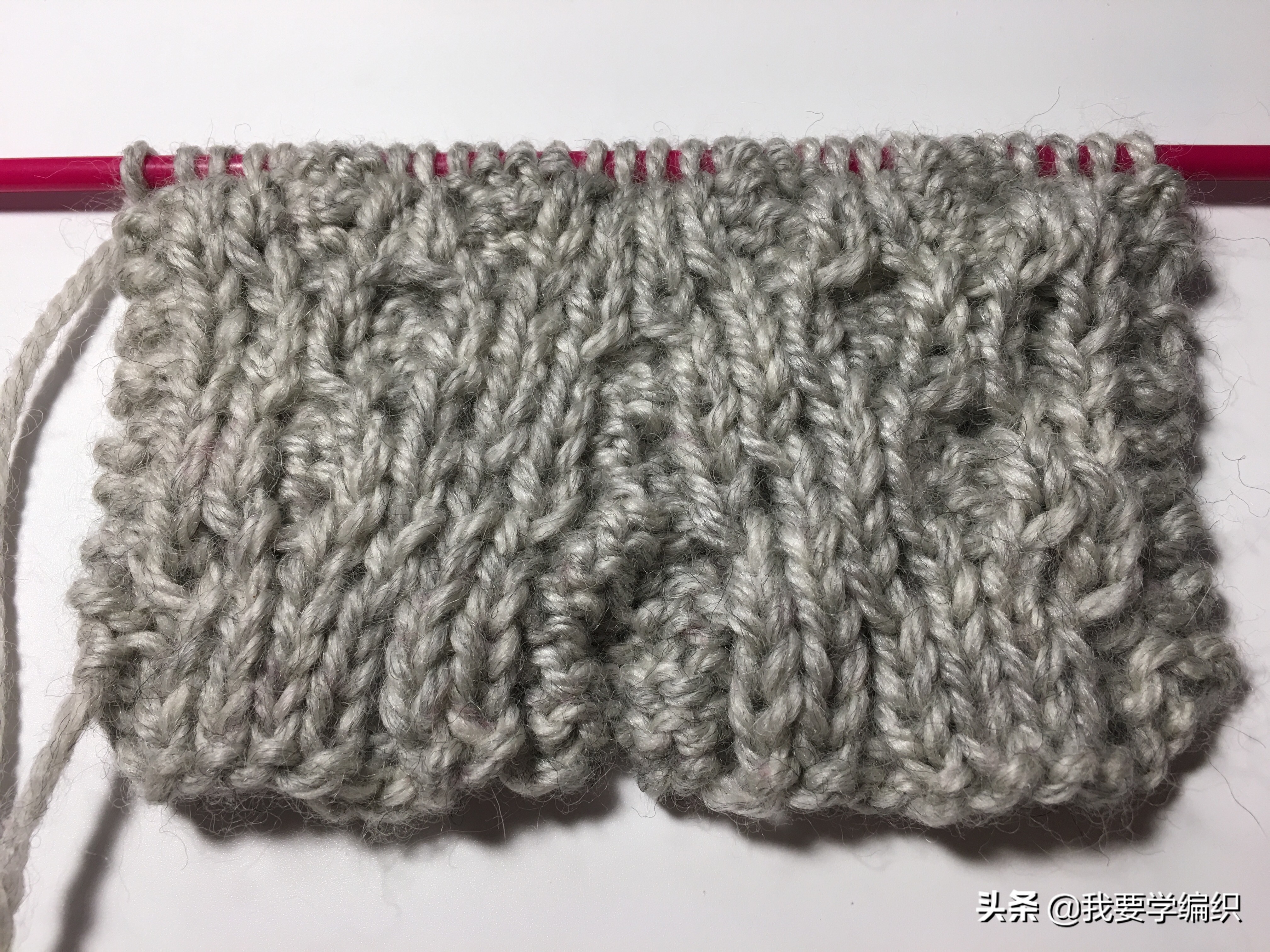 双扭麻花围巾教程,经典麻花围巾教程