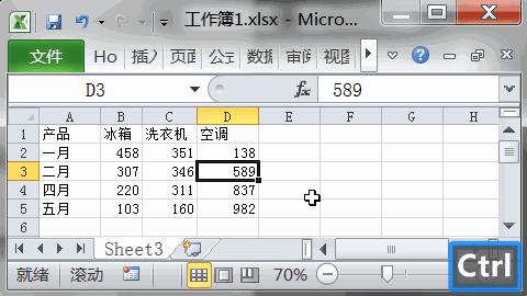 excel重命名的快捷键ctrl加什么,excel快捷键ctrl+d失灵的解决方法