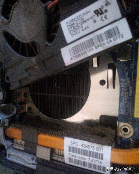 笔记本散热风扇拆解教程,拆解电脑风扇