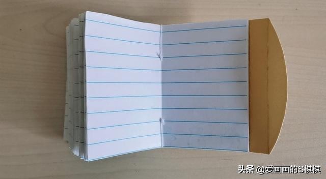 废弃本子制作手账本,手工自制小本子简单又漂亮