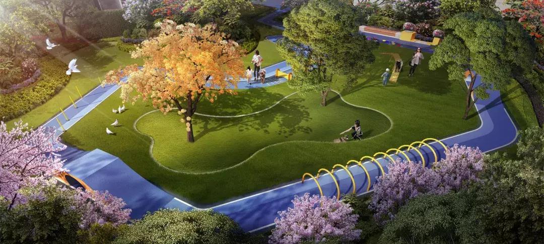 任性！城西这座近百亩洋房大盘，用3/4面积建园林