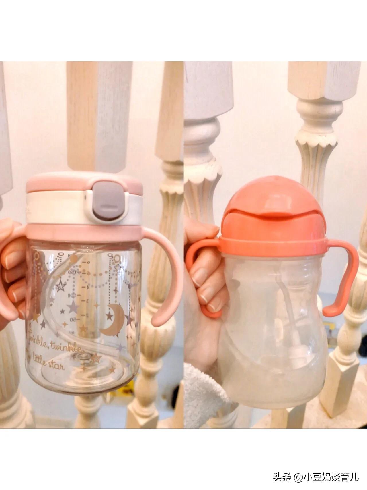 宝宝学饮吸管杯密封防漏耐摔,宝宝吸管式学饮杯