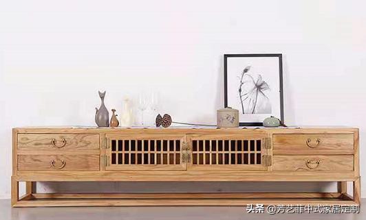 新中式家具客厅布置,新中式家具打柜子效果图