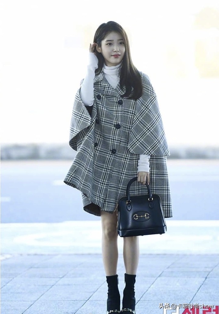 跟着iu学穿搭时髦又好看,身高160怎么穿显高