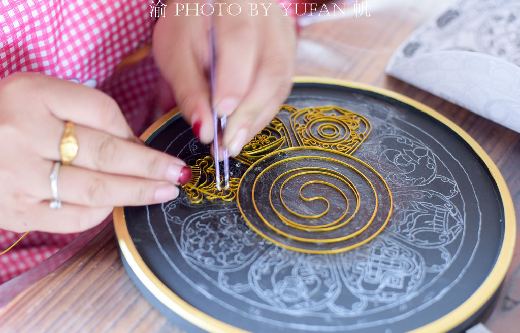 当景泰蓝遇上唐卡,唐卡景泰蓝