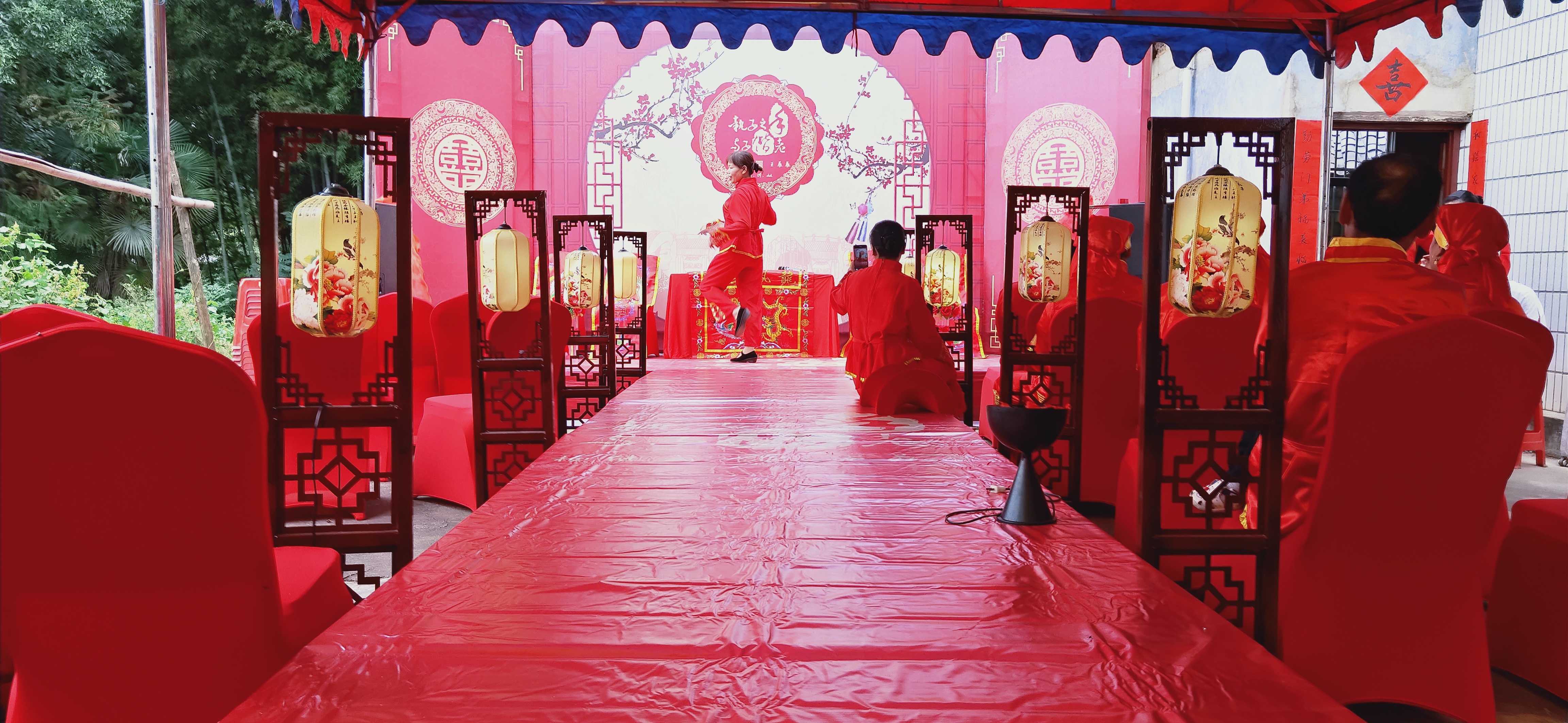 东乡中式婚礼策划,中式婚礼策划布置现场