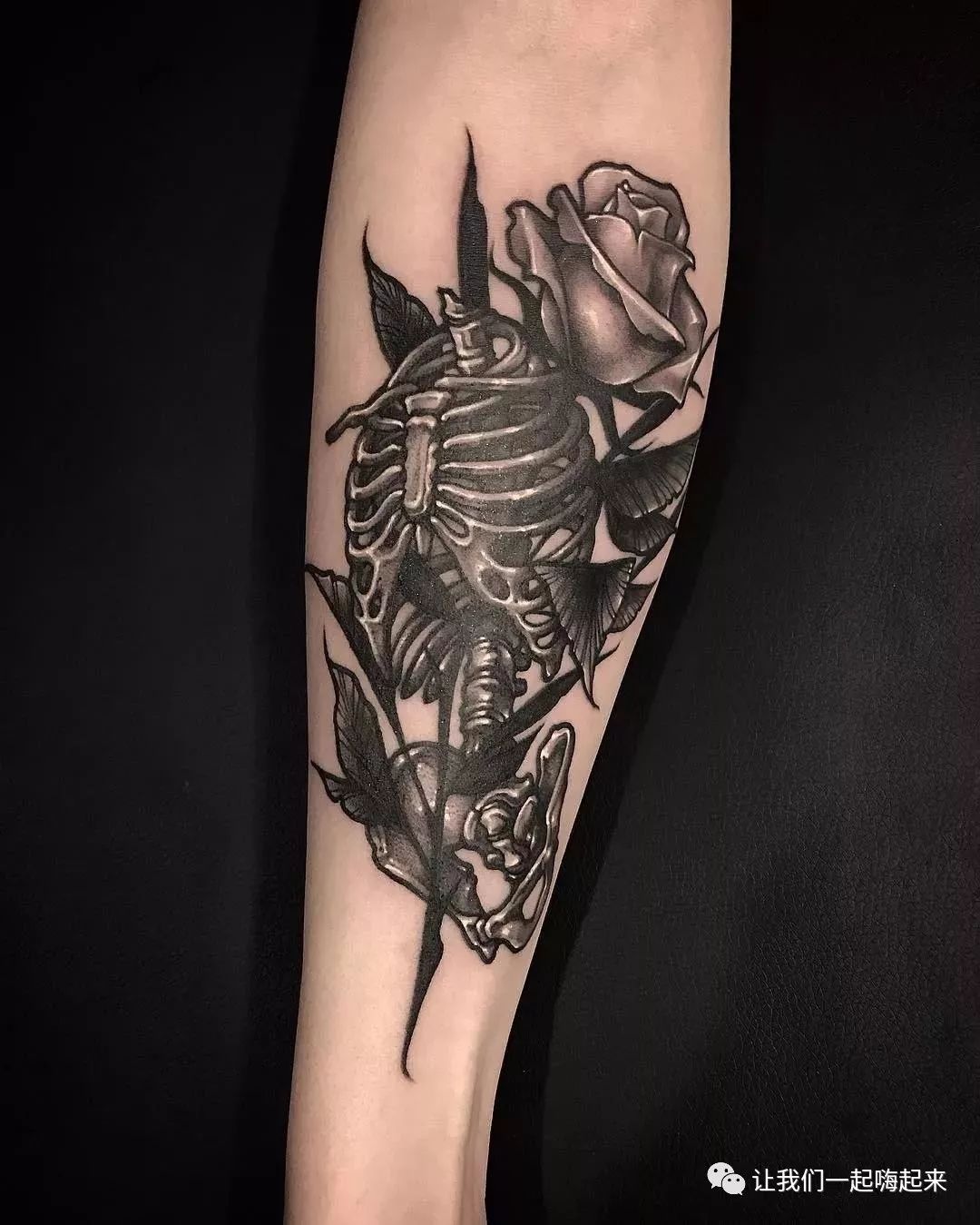 暗黑风格的纹身,暗黑风格纹身简洁