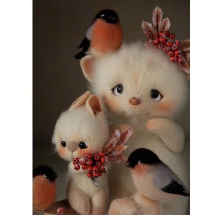 羊毛绒玩偶,羊毛毡玩偶是什么