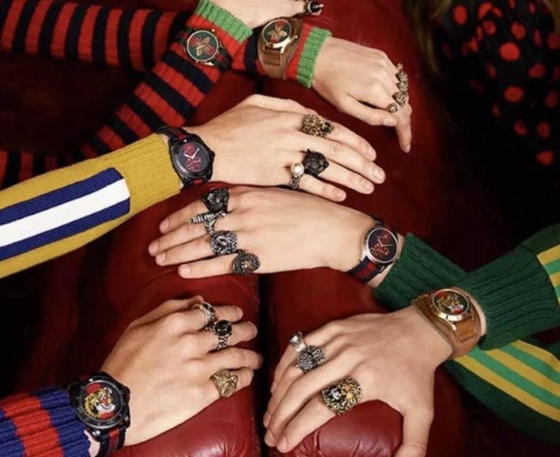 gucci古驰经典石英手表,中古款gucci手表