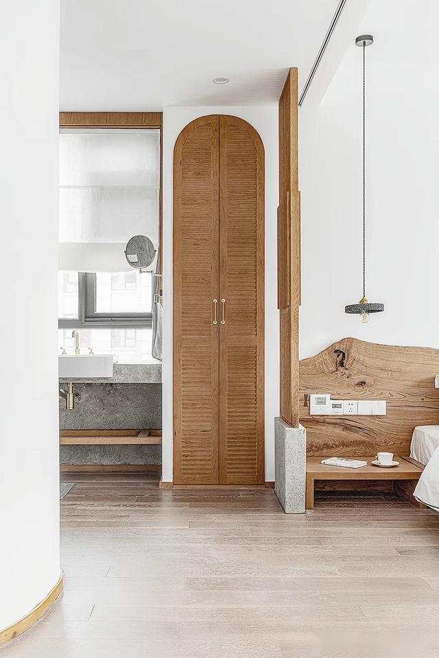 原木风吊顶效果图客厅简约,简约原木风