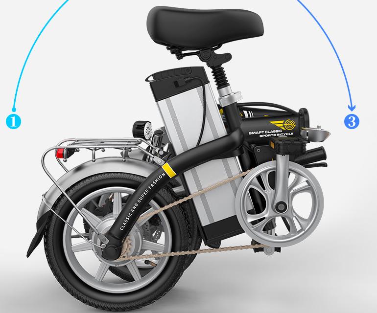 不用上牌的折叠电动车能跑多远,小型代步折叠电动车可以上路吗