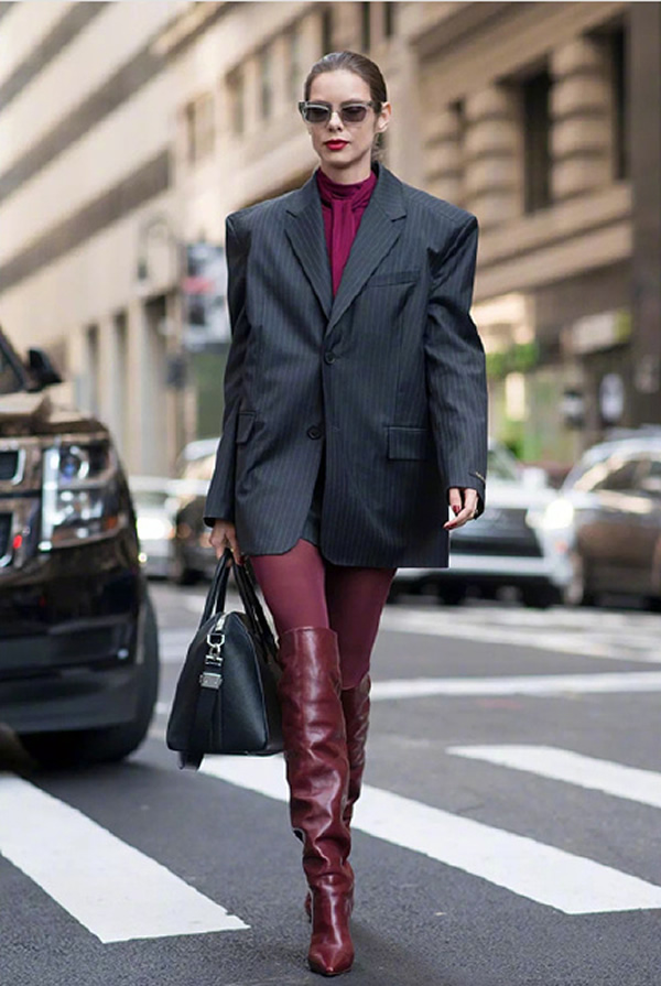 保暖又好看时尚潮流百搭中筒袜,蝴蝶结印花小腿袜