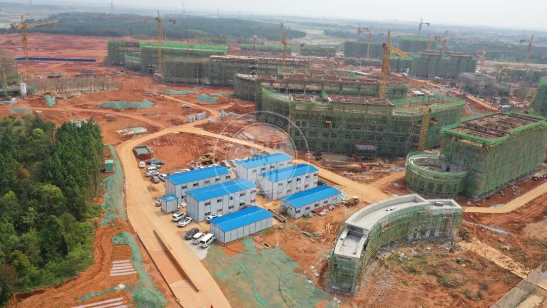 航拍视频！抚州正在建设十二年一贯制临川一中国际足球学校