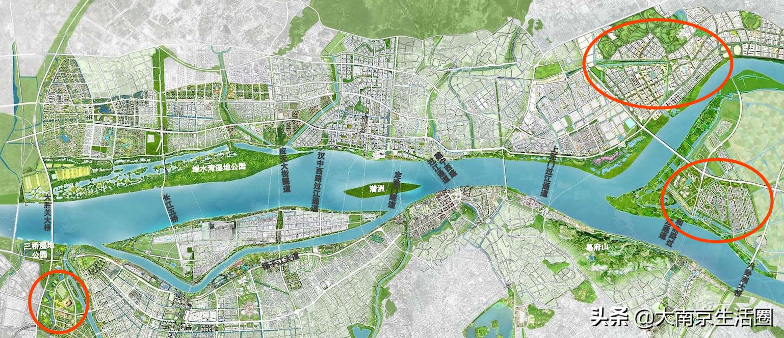 南京都市圈发展规划,南京五桥板块规划发展