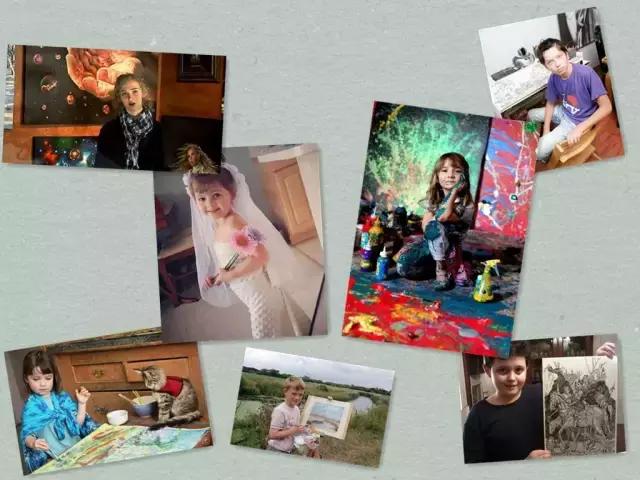 那些在纸上画画的神奇小孩,盘点那些年纪小画技超群的孩子