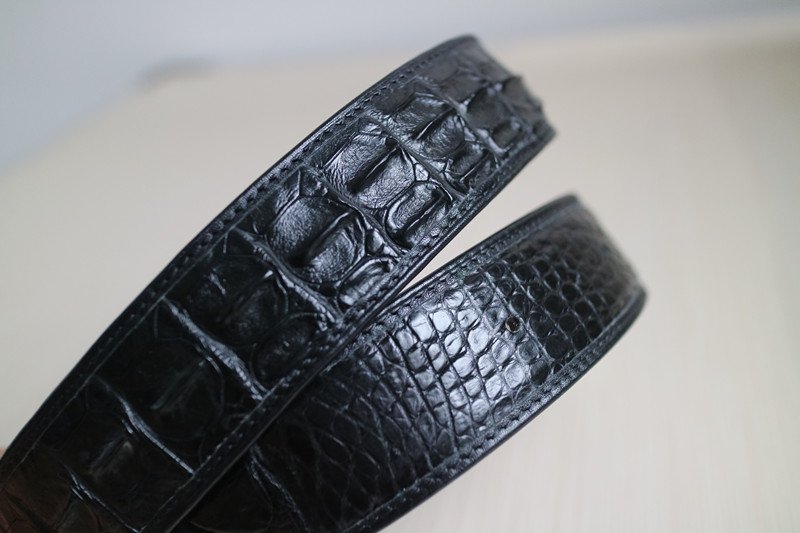 牛皮鳄鱼纹的腰带好看吗,复古鳄鱼皮腰带