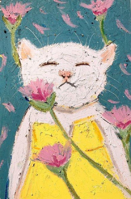 有回归童年的感觉，油画棒的妙用：插画师钟木木