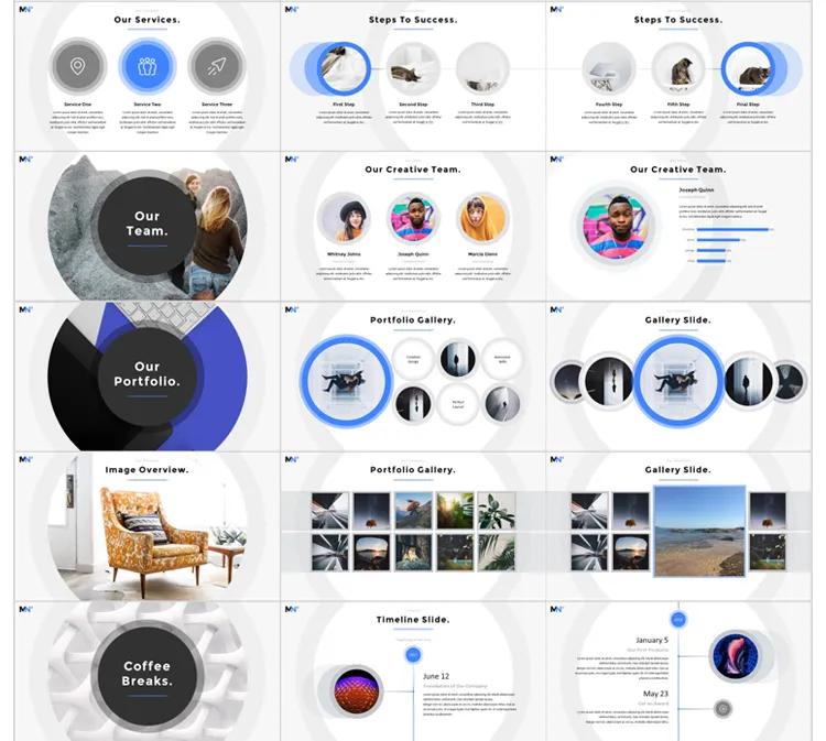 400套精简室内设计ppt,高大上的ppt设计图