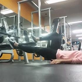 健身房保洁阿姨为什么那么有实力,健身房保洁阿姨肌肉