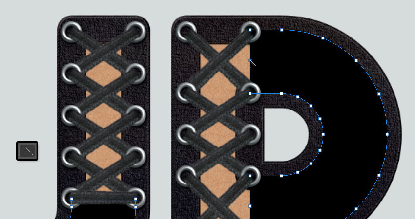 ps怎么做创意字体描边,ps鞋带花边怎么设计