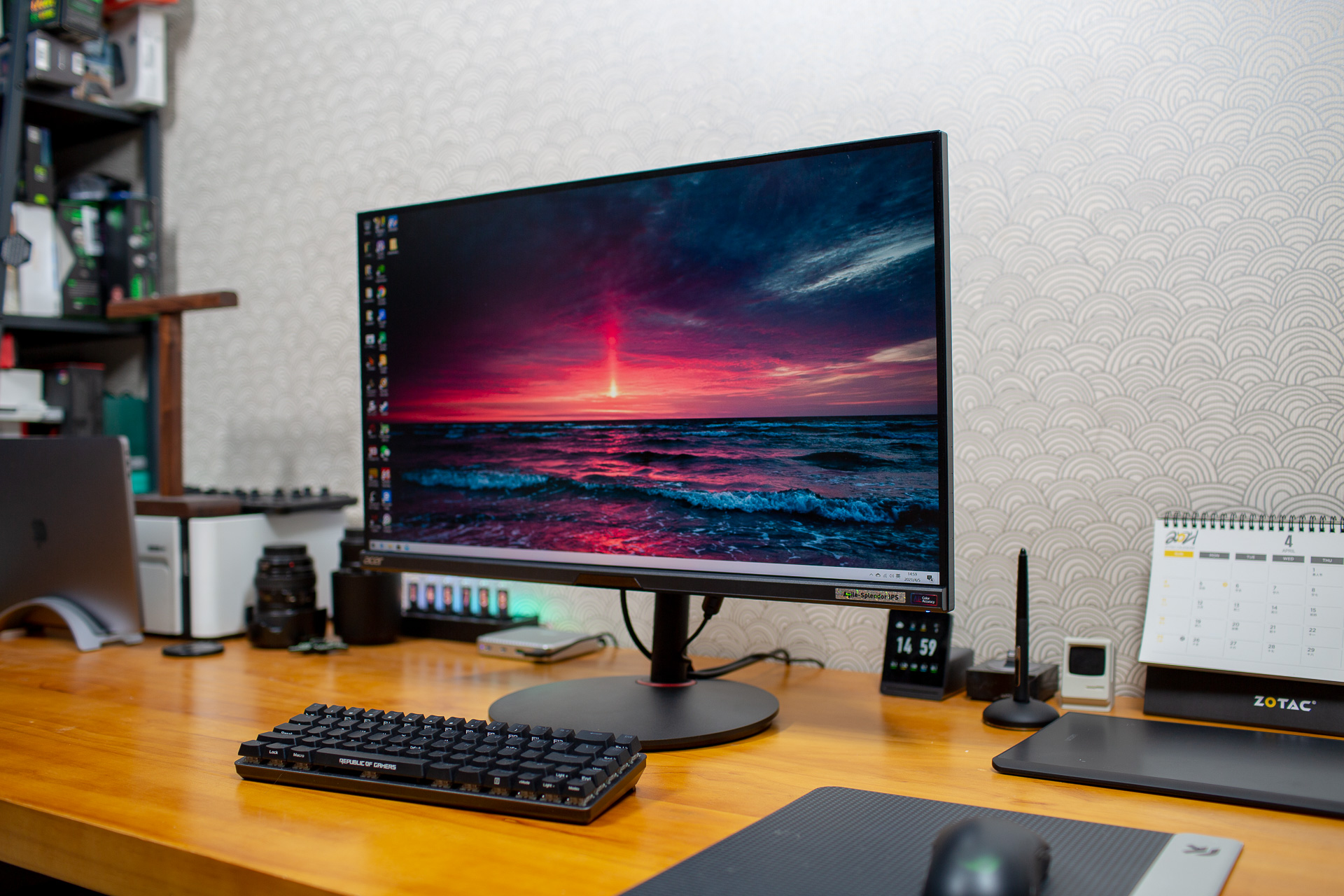 宏碁xv282k显示器接口,宏碁2k曲面显示器评测