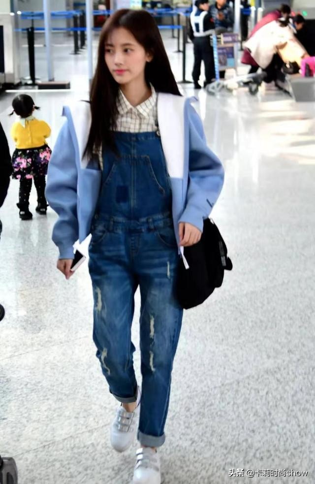 腿粗屁股大胯宽适合的背带裤,下半身偏胖女士裤子穿搭