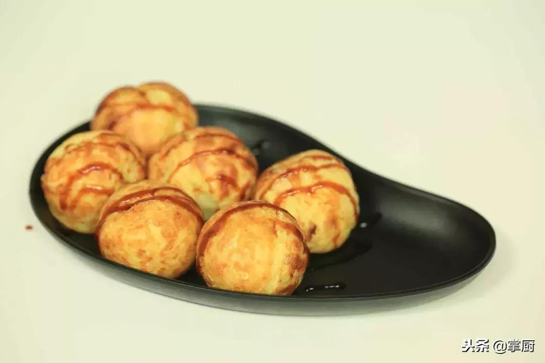 自制章鱼小丸子照烧汁,各种馅料的章鱼小丸子