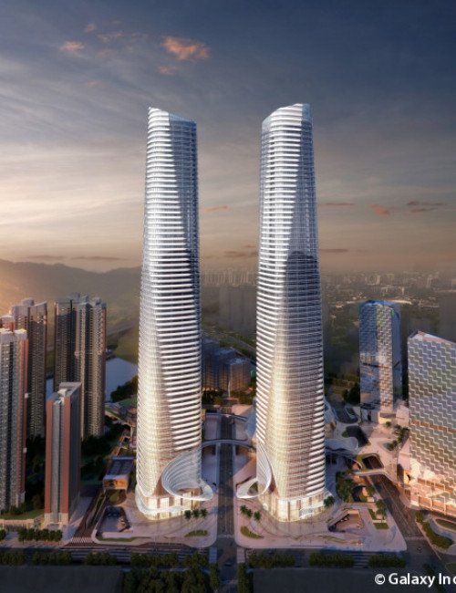 星河雅宝双子塔最新进度,星河雅宝双子塔竣工时间