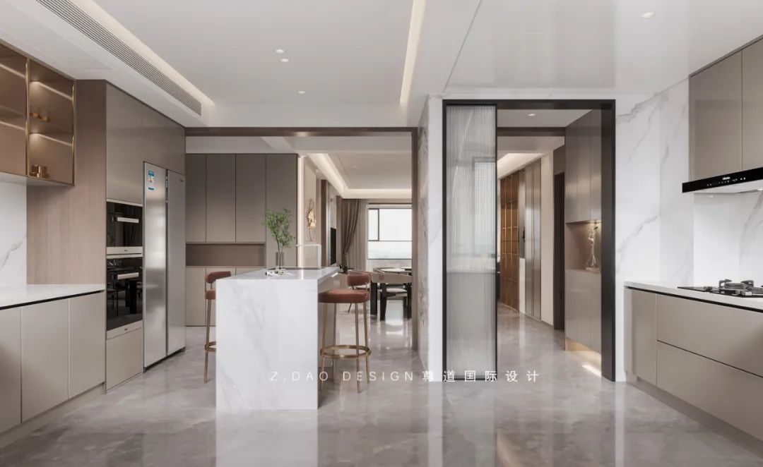 合肥177㎡「高速静安·春晖里」现代中式雅宅，演绎中式对称美学