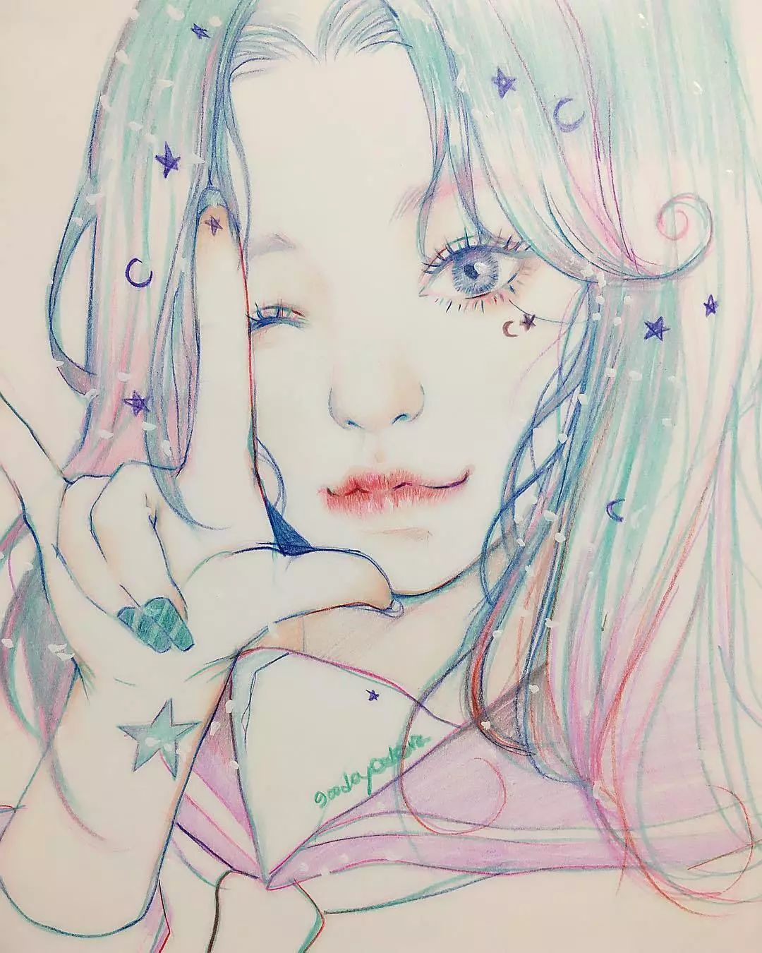 简单又好看的100种眼睛画法,画12种眼睛的画法