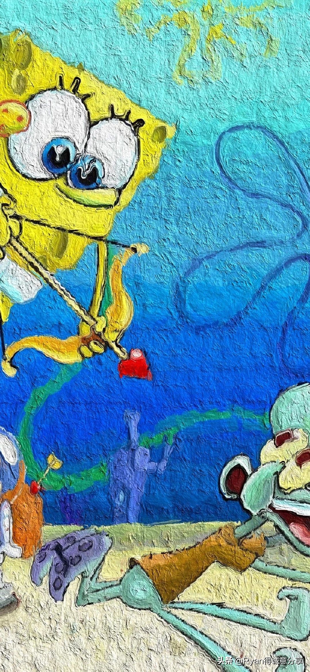 海绵宝宝詹韦连线壁纸,海绵宝宝壁纸桌面主题
