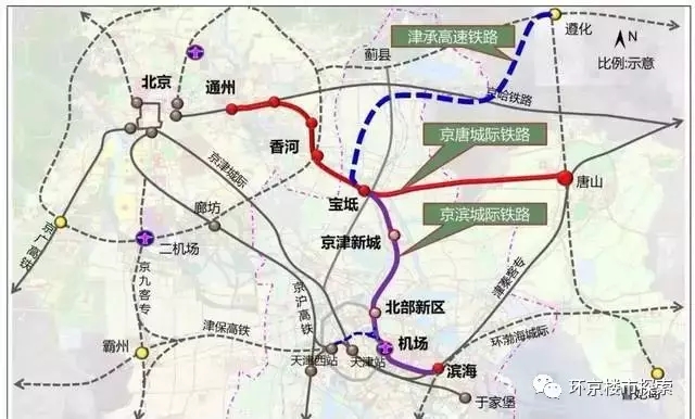 北三县香河北部地图,北三县香河北部新城值得投资吗