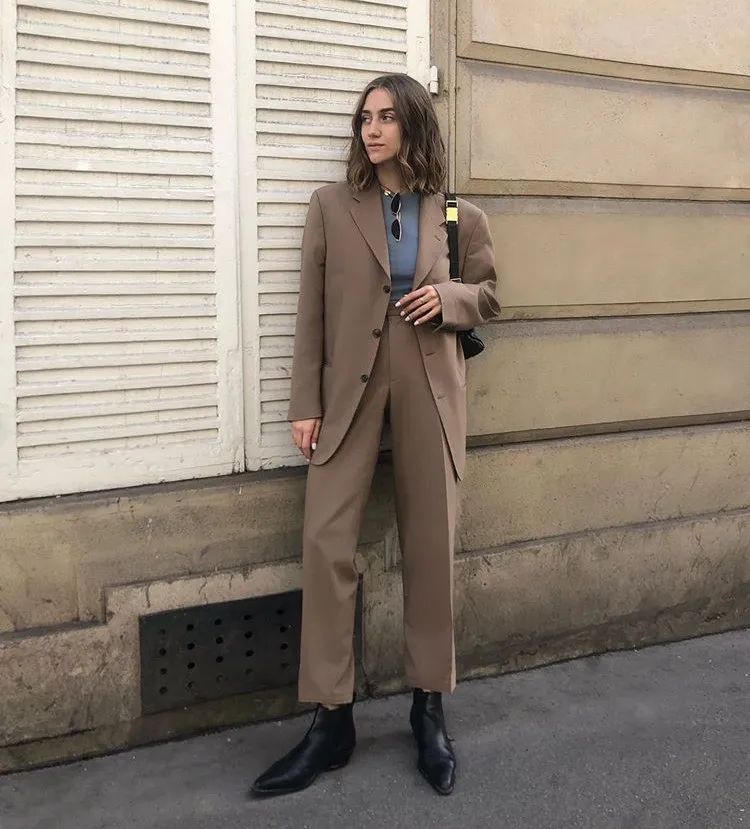 中性风酷帅女生穿搭,民国中性风穿搭