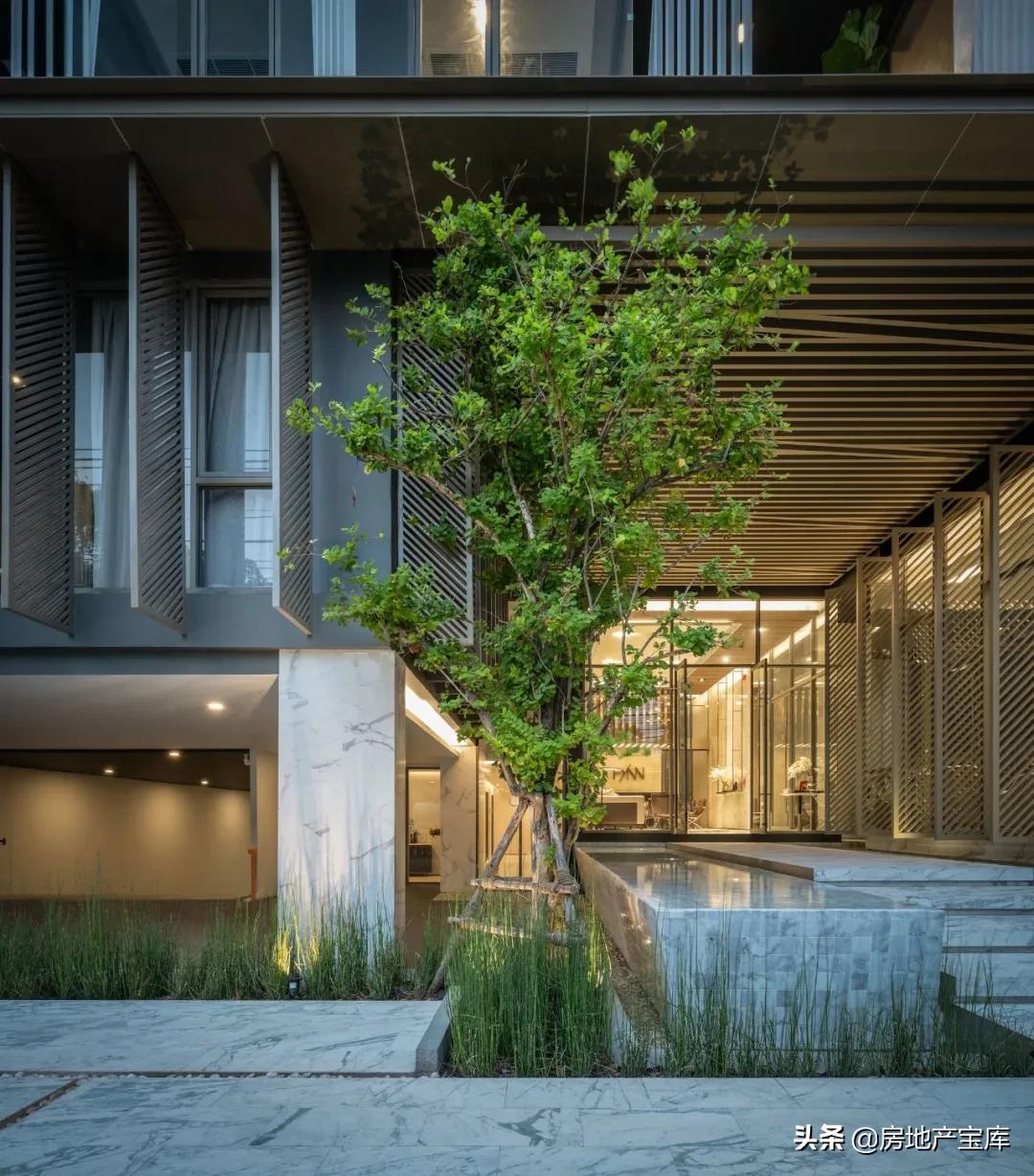 花瓣元素建筑外立面