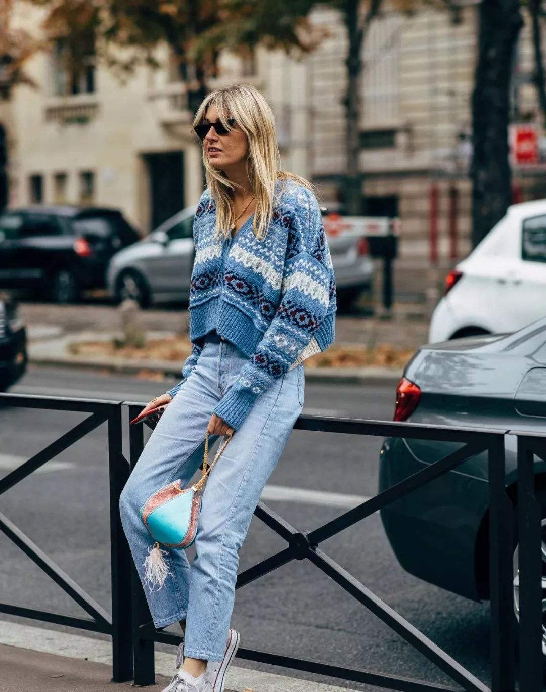 加厚费尔岛提花毛衣开衫女外穿,费尔岛浪漫提花套头毛衣秋冬新款