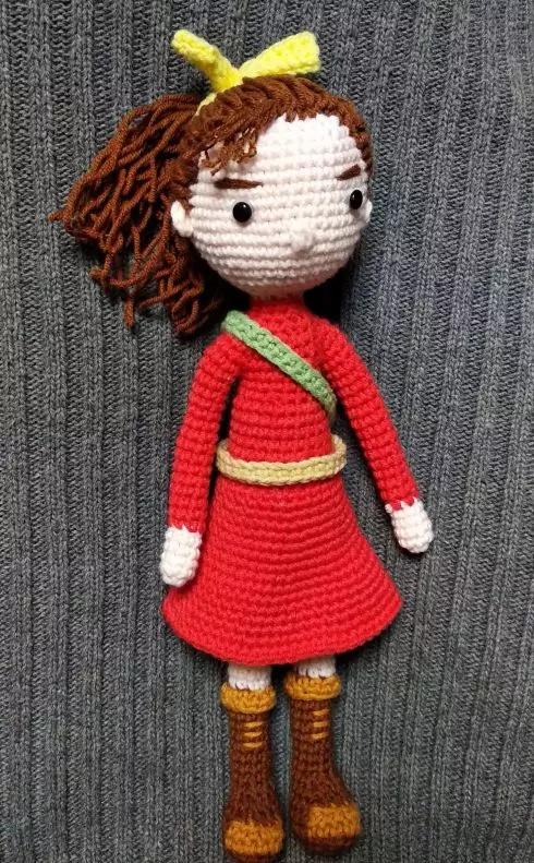 玩偶编织的入门教程超简单,超粗线编织玩偶教程