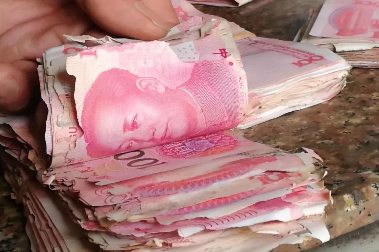 人民币破损了二分之一还能兑换吗,破损的100元人民币能在银行换钱吗