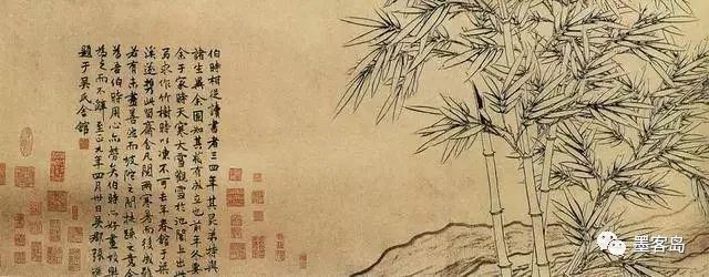 当代画墨竹大师的画,墨竹图绘画欣赏