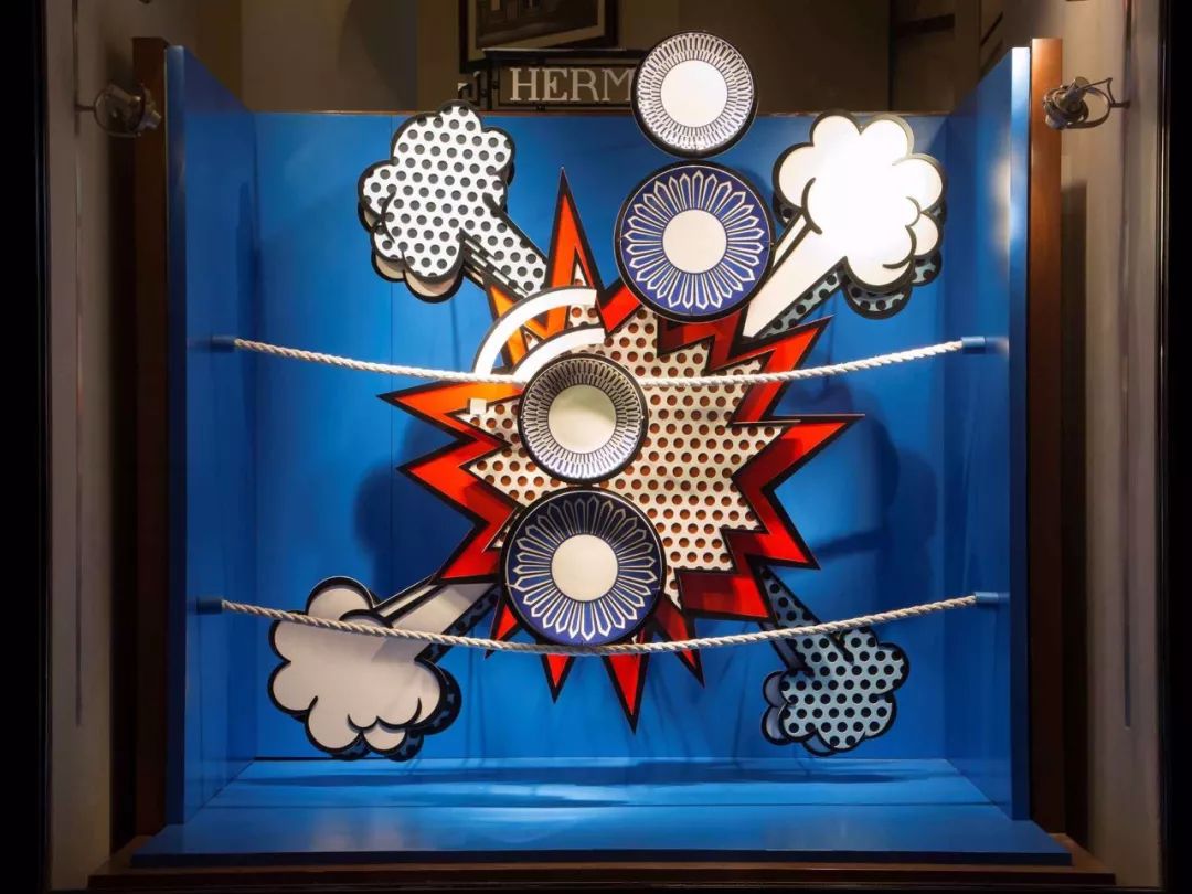 爱马仕最新的橱窗设计,手工制作的梦幻艺术空间