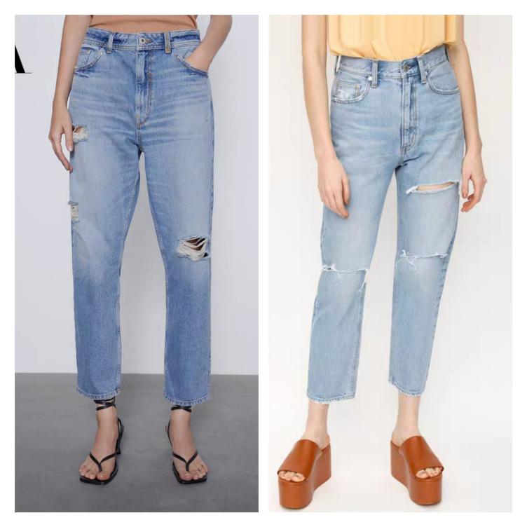 选牛仔裤尺码要精确,选牛仔裤的参数