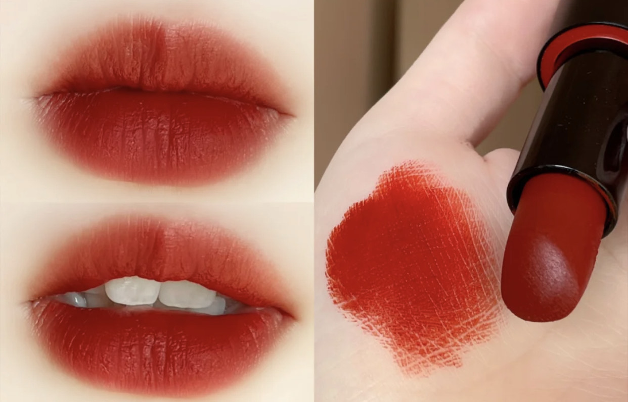 阿玛尼特色哑光唇膏207,阿玛尼206权力唇膏和唇釉