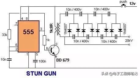 555定时器的应用设计,555定时器构成的应用电路