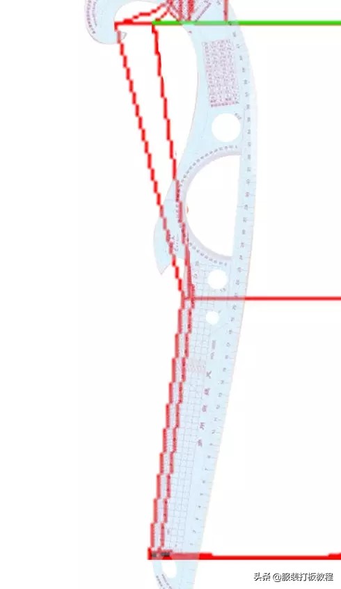 服装打版的曲线云尺怎么用,服装曲线尺的用法视频