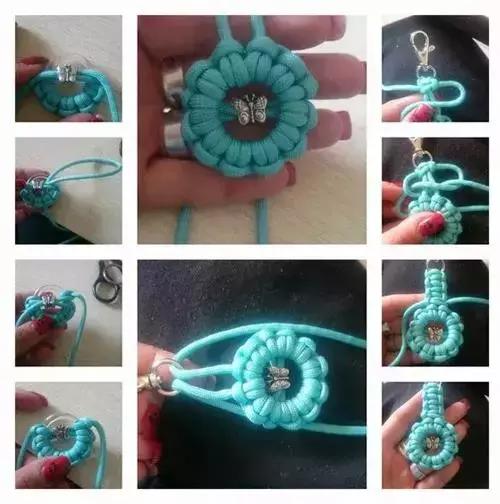 小学生中国结的编法图解,中国结蝴蝶挂件的编法图解