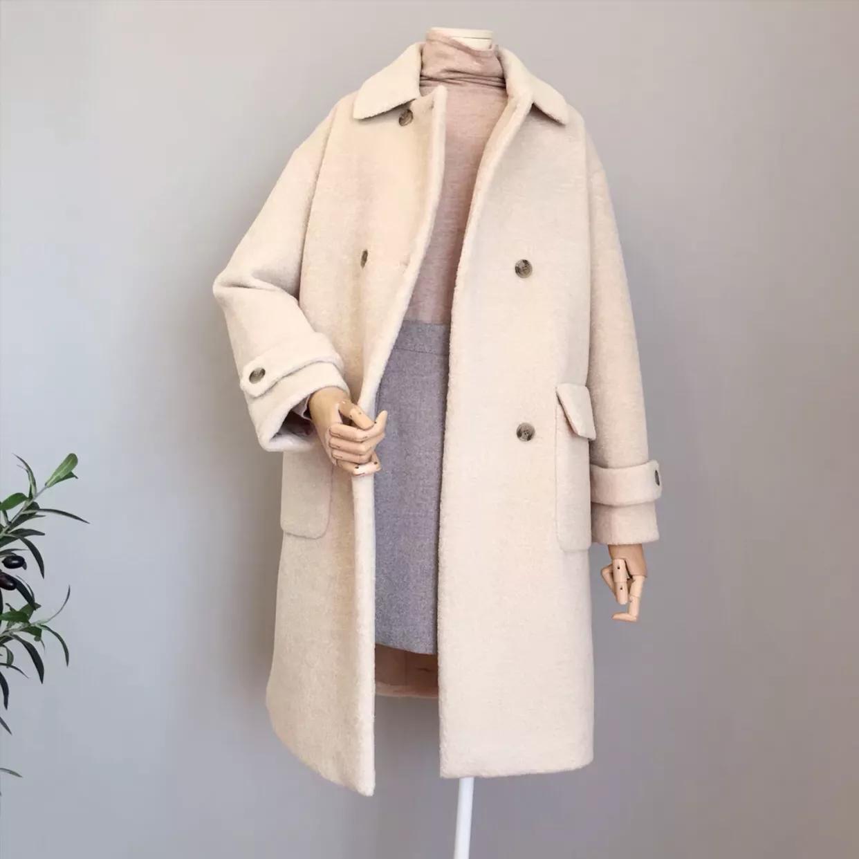 小个子冬天外套适合什么款式,大衣穿搭女秋冬小个子