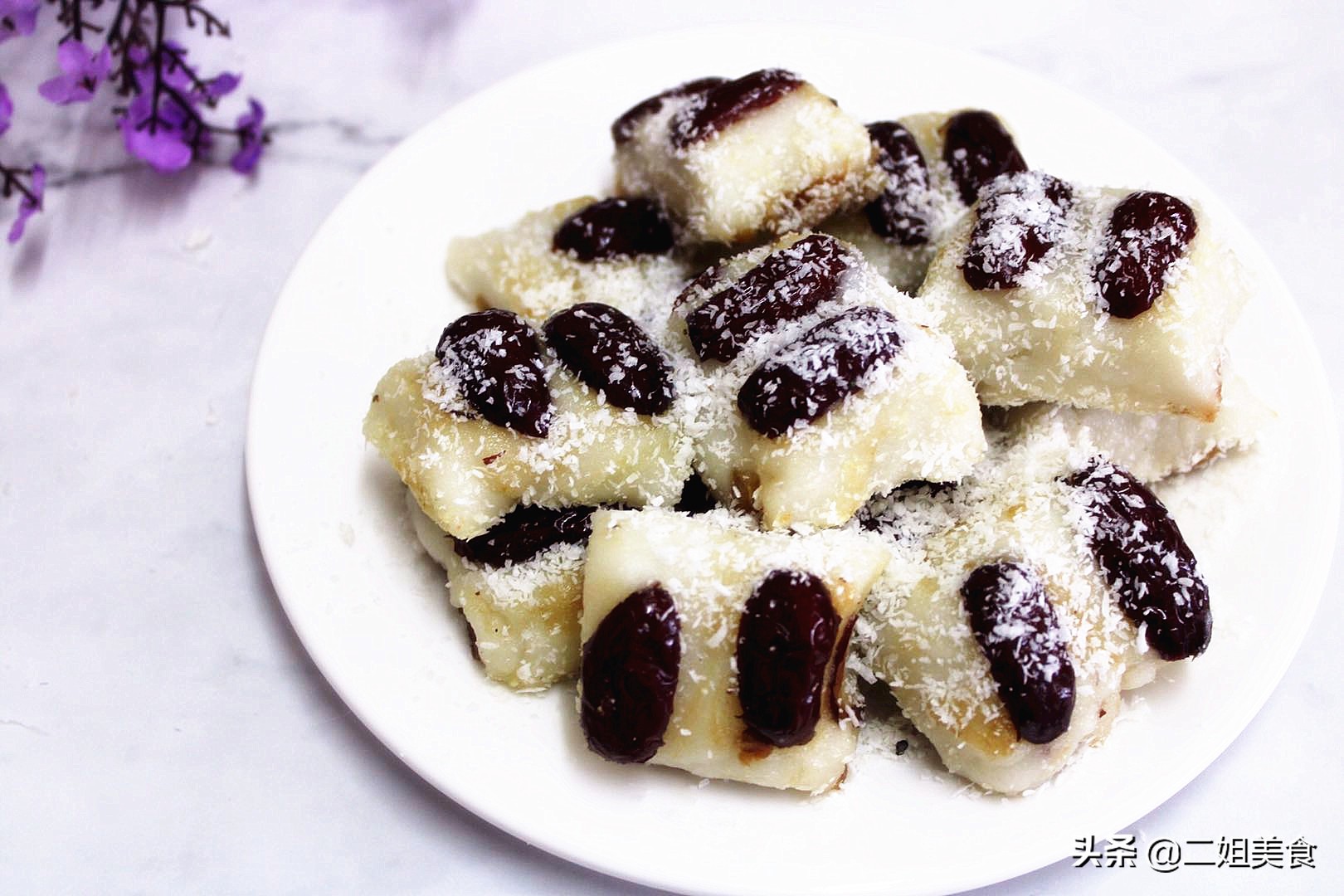 糯米粉做拉丝粉的正确方法,糯米怎么做拉丝凉糕