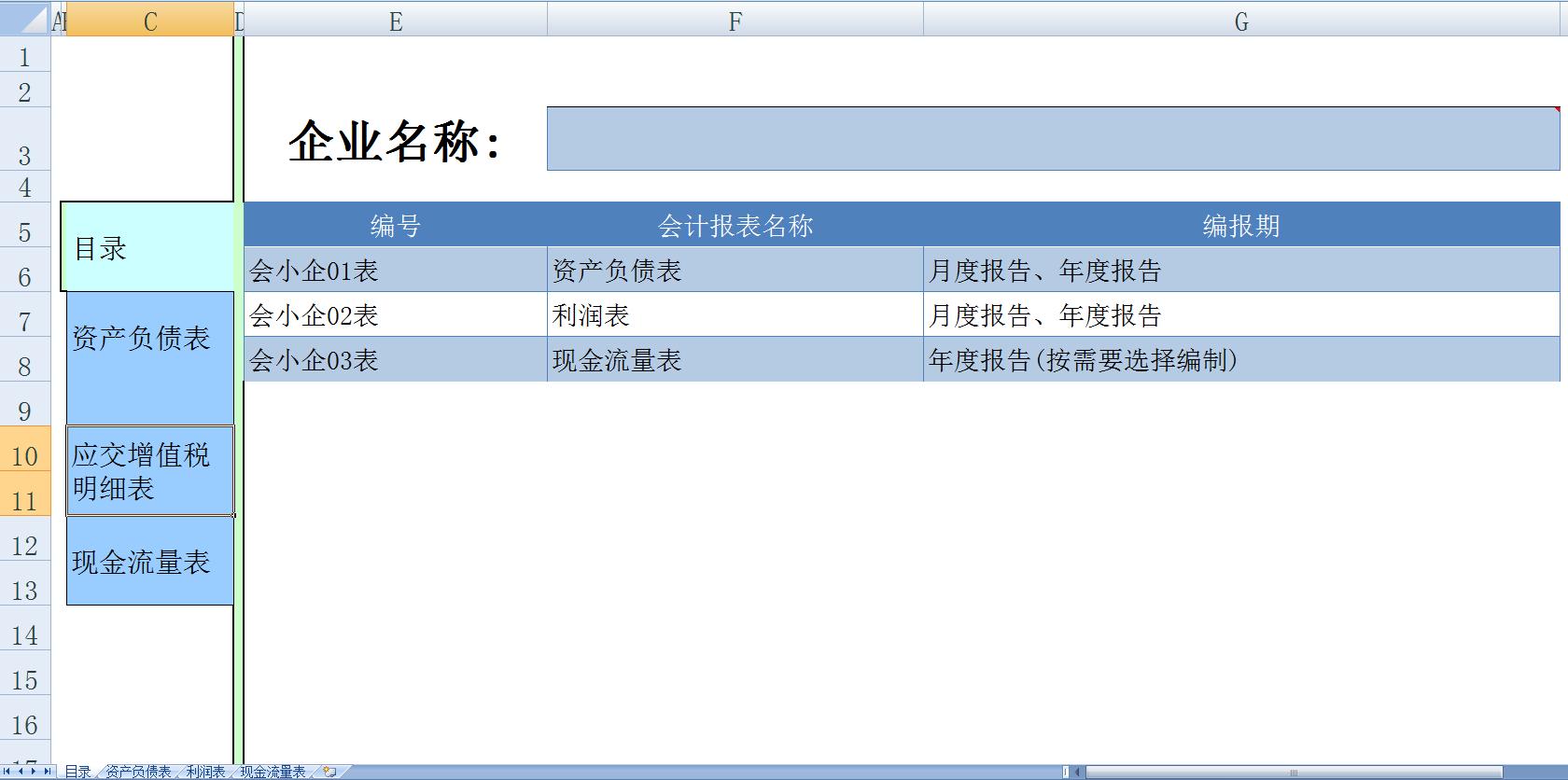 老会计分享三大财务报表模板!资产负债表、利润表、现金流量表!