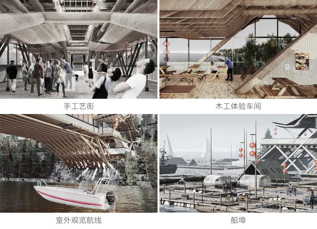 他用一座编织而成的工艺馆获得了基准杯二等奖