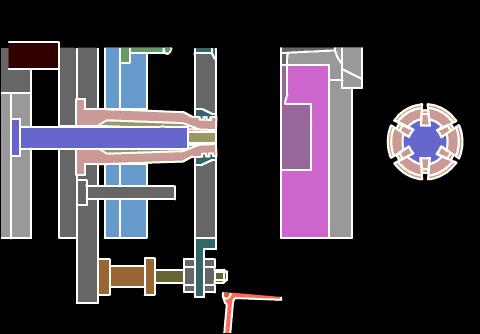 脱模困难的解决方法,斜齿轮模具脱模3d动画图
